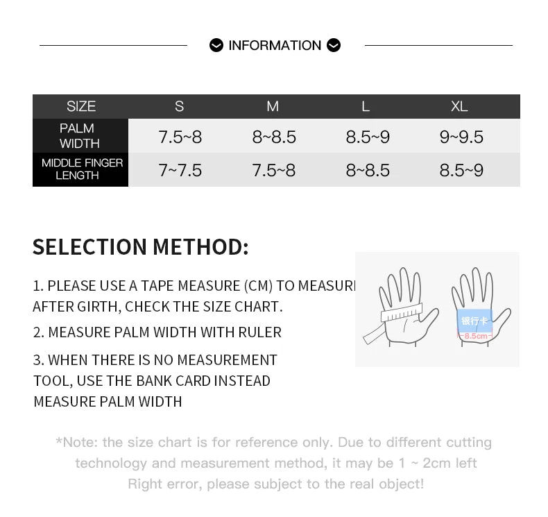 Waterproof Touchscreen Cycling Gloves