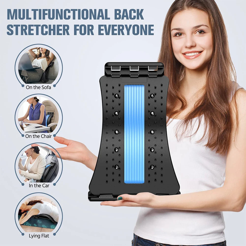 Magnetotherapy Multi-Level & Adjustable Back Stretcher