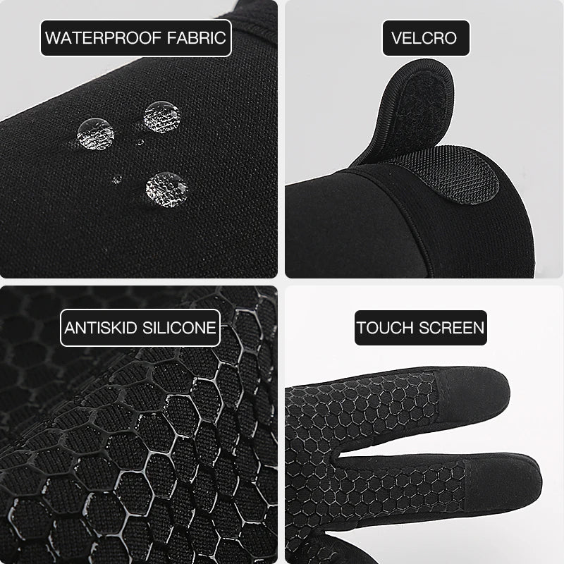 Waterproof Touchscreen Cycling Gloves