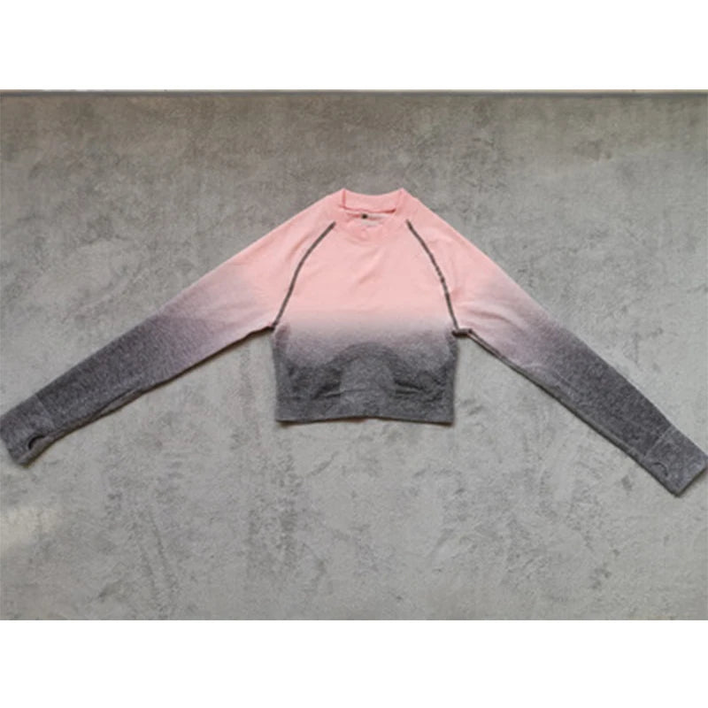 Ombre Seamless Compression Top