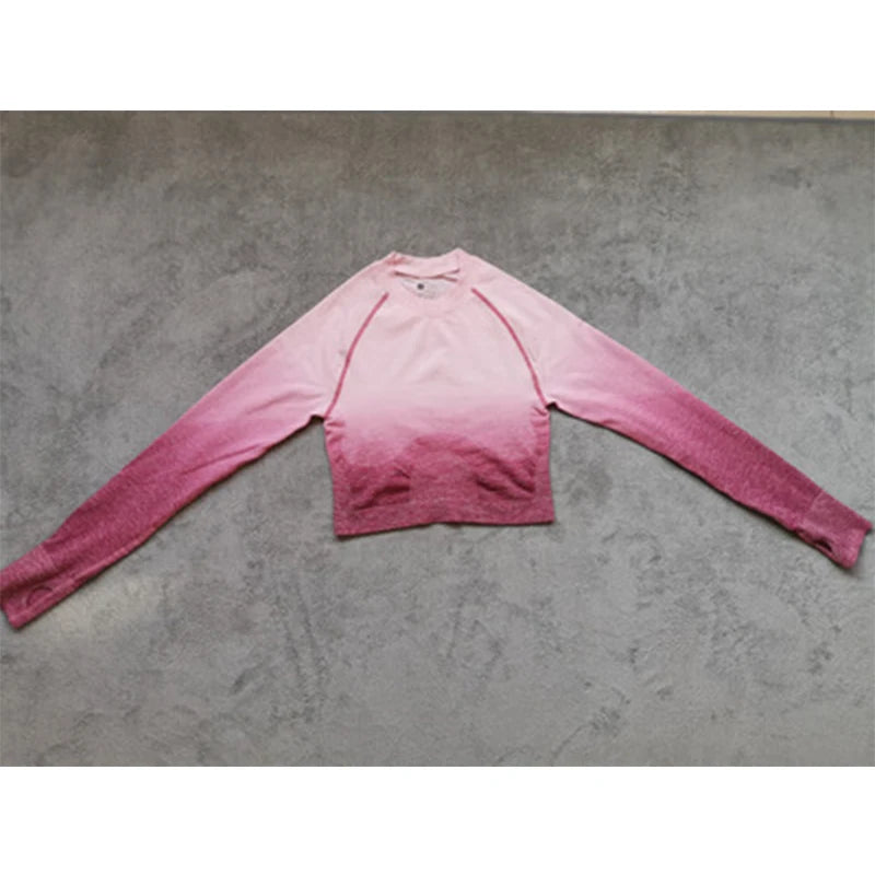 Ombre Seamless Compression Top