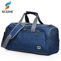 Large Capacity Nylon Sport Bag - 36-55L Waterproof Duffle