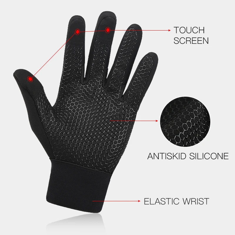 Touch Screen Cycling Gloves With Wrist Support