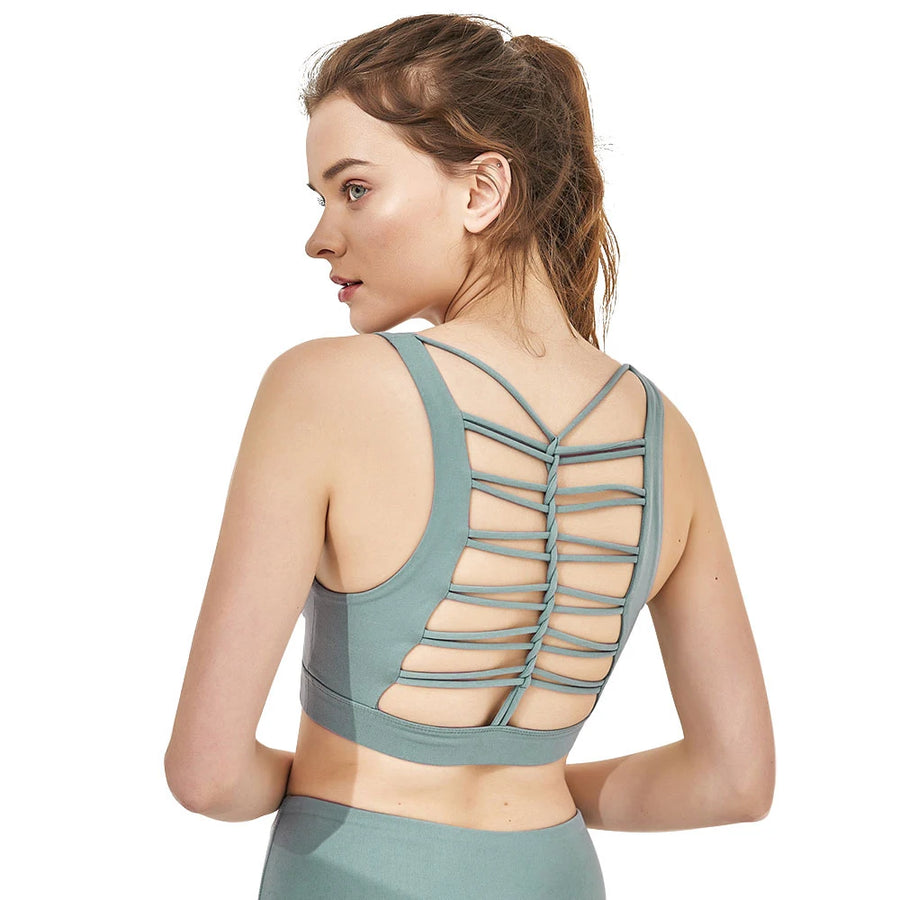 High-Impact Backless Sports Bra