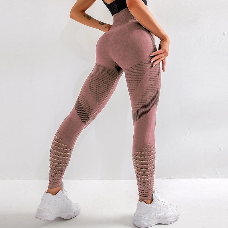 Breathable Ankle-Length Fitness Leggings