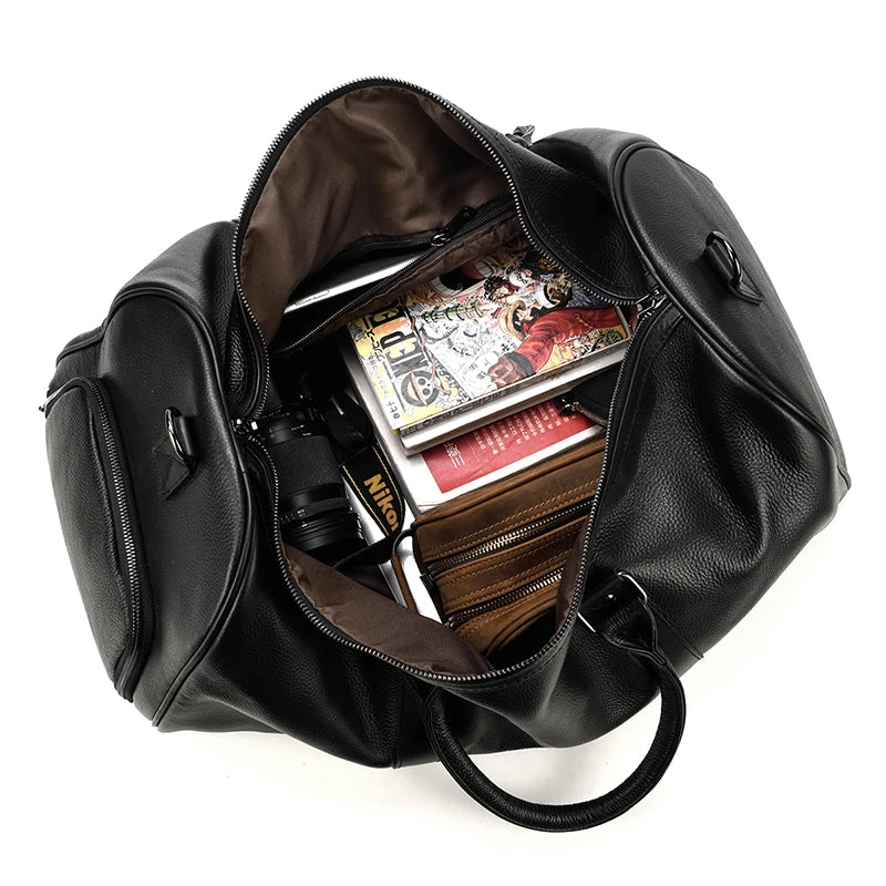 Genuine Leather Sports Duffle