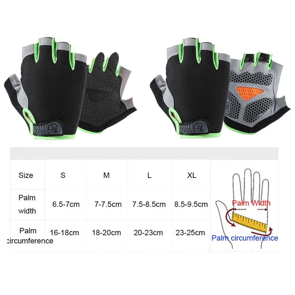 Anti Slip Microfiber Fitness Gloves