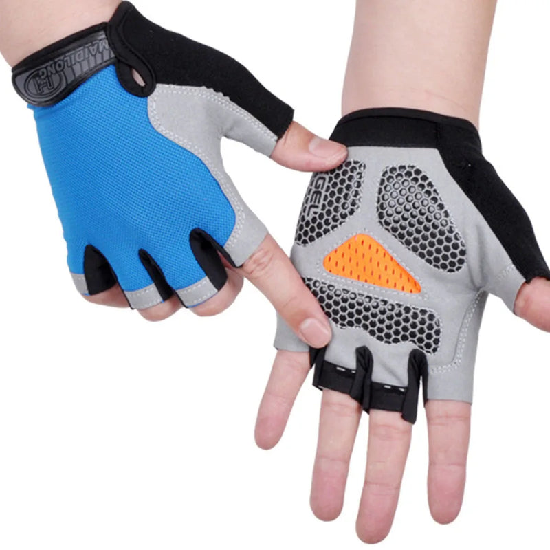 Anti-Slip Fitness Gloves - Premium Microfiber Gym & Cycling Gloves