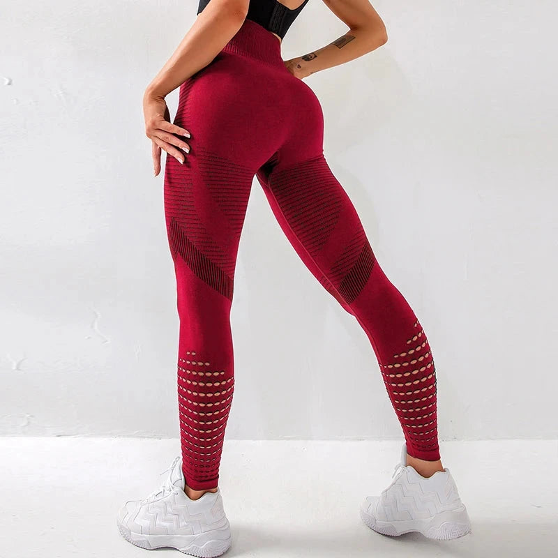 Breathable Ankle-Length Fitness Leggings