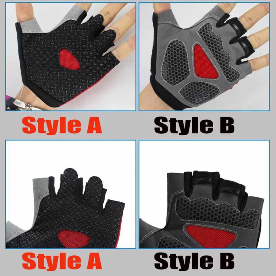 Anti Slip Microfiber Fitness Gloves
