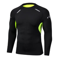 Men's Quick-Dry Compression Gym Top - Performance Athletic Shirt