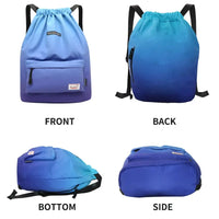 Waterproof Nylon Drawstring Backpack - 20-35L Sports Sackpack