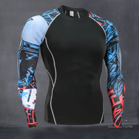 Men's Rashguard Compression T-Shirt - Multi-Sport Performance Top