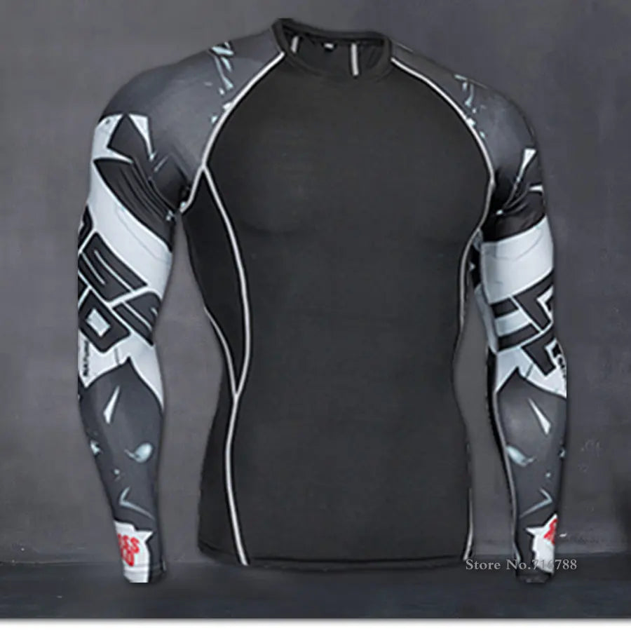 Multi-Sport Rashguard Compression Shirt