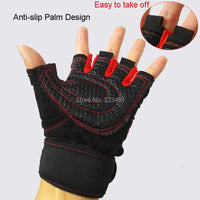 Premium CrossFit Gloves with Wrist Support - Anti-Slip Grip