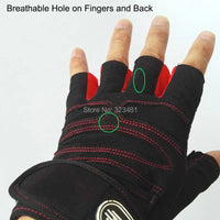 Premium CrossFit Gloves with Wrist Support - Anti-Slip Grip