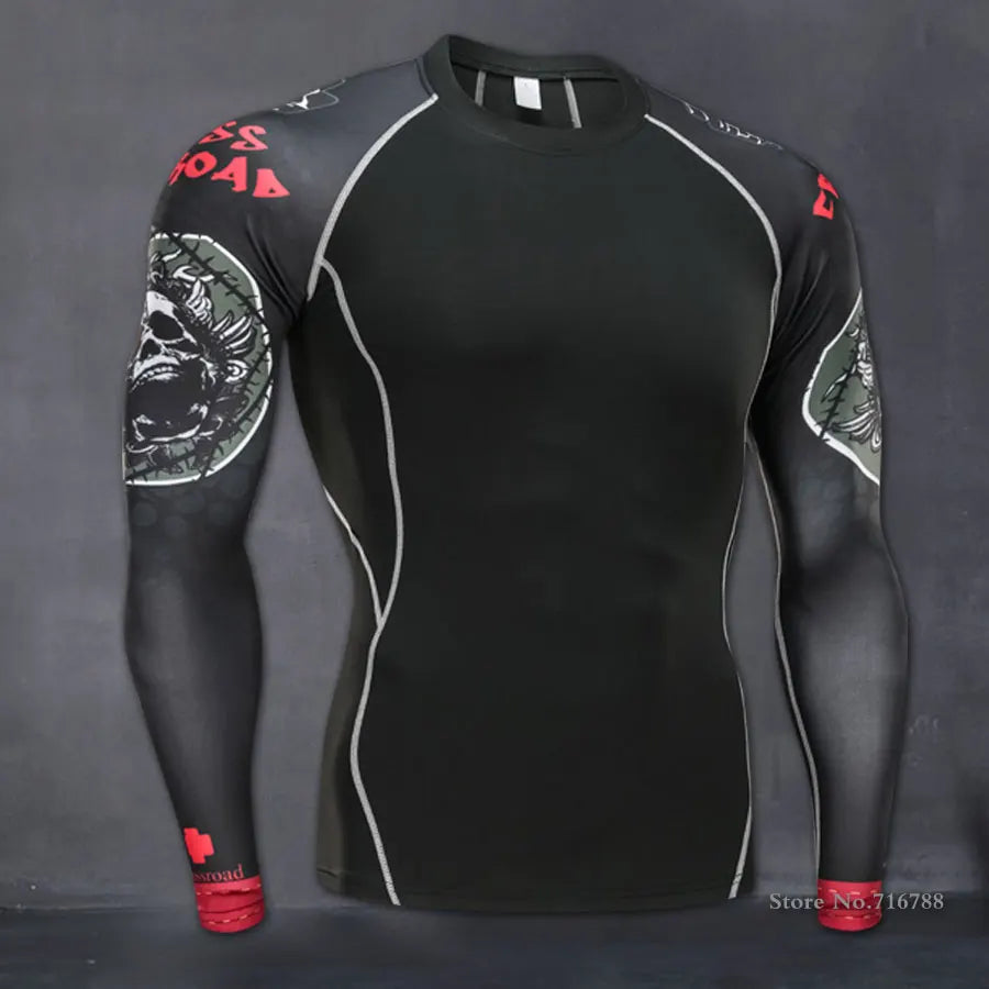 Multi-Sport Rashguard Compression Shirt