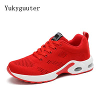 Men's Breathable Solid Color Running Shoes - Flywire Technology Sneakers