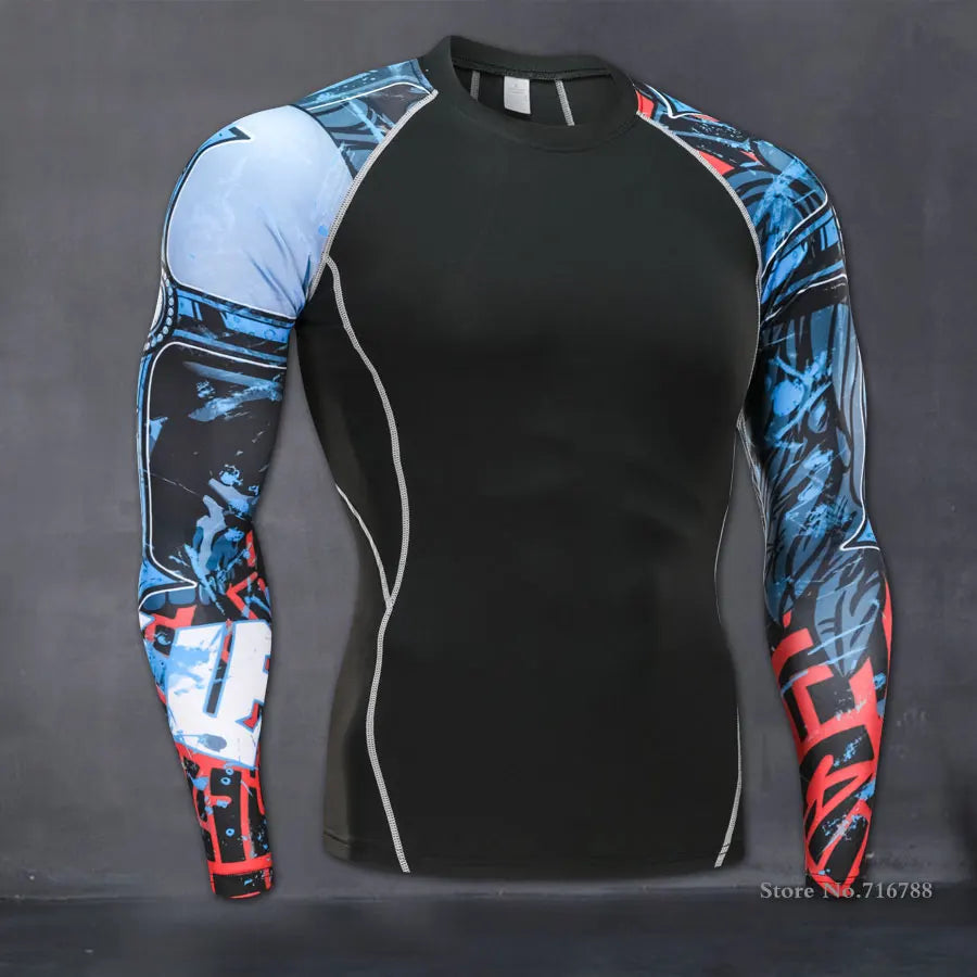 Multi-Sport Rashguard Compression Shirt