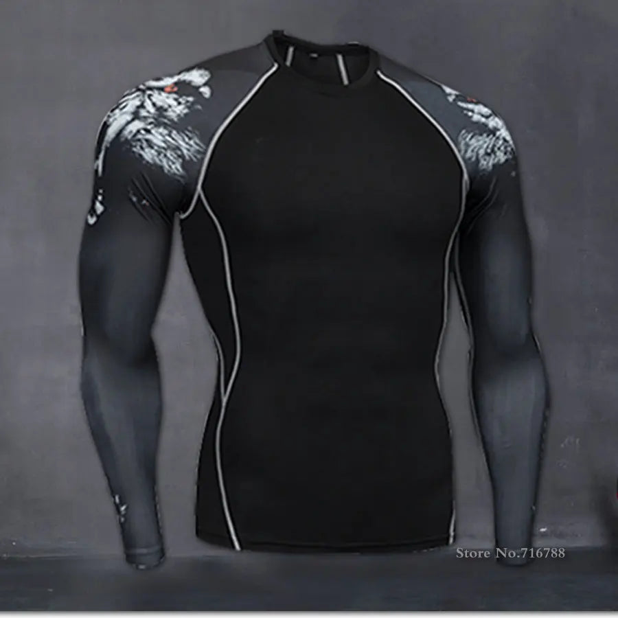 Multi-Sport Rashguard Compression Shirt