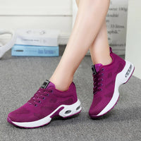 Men's Breathable Solid Color Running Shoes - Flywire Technology Sneakers