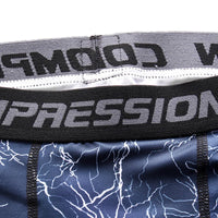 Men's Camo Compression Jogging Tights - Tactical Running Leggings