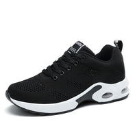 Men's Breathable Solid Color Running Shoes - Flywire Technology Sneakers
