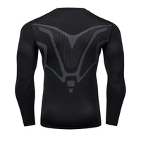 Men's Quick-Dry Compression Gym Top - Performance Athletic Shirt