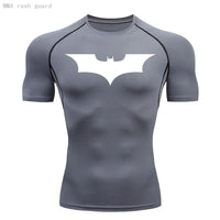 Men's Breathable MMA Compression Shirt - High-Performance Athletic Top