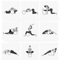 Premium Yoga Wheel - Back Stretching & Flexibility Tool