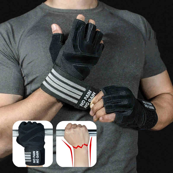 Fingerless CrossFit Training Gloves