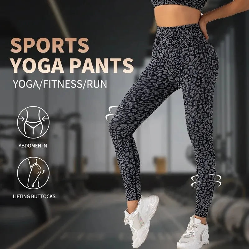 Leopard Seamless Yoga Leggings