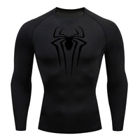 Men's Long Sleeve Compression Shirt - Breathable Casual Athletic Top