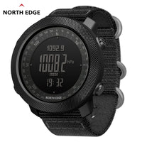 NORTH EDGE Men's Sport Digital Watch - 5ATM Water Resistant Tactical Watch with Alarm