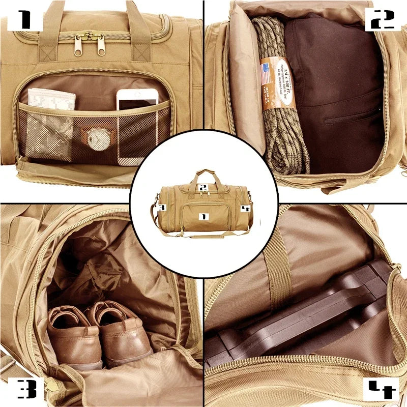 Waterproof Shoe Compartment Duffle Bag
