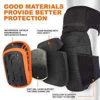 Heavy-Duty EVA Foam Knee Pads - Professional Work Protection