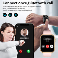 LIGE Waterproof Smart Watch for Women - Bluetooth Fitness Tracker with Call Function