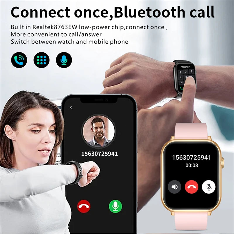 Womens Bluetooth Call Smartwatch