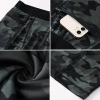 Men's Quick-Dry Crossfit Compression Tights - 2-in-1 Gym Shorts with Pocket