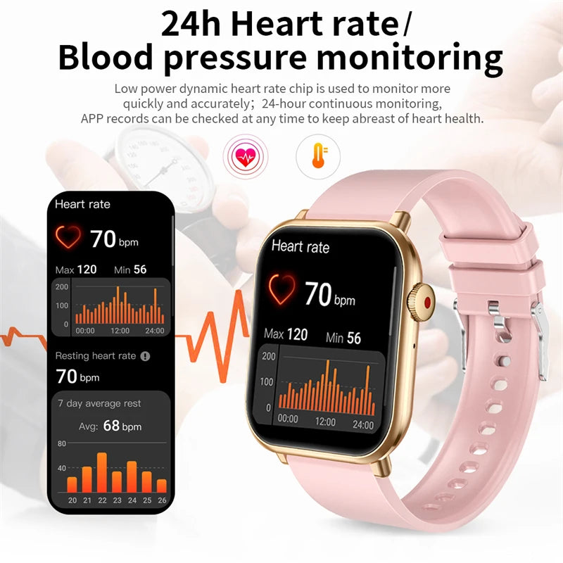 Womens Bluetooth Call Smartwatch