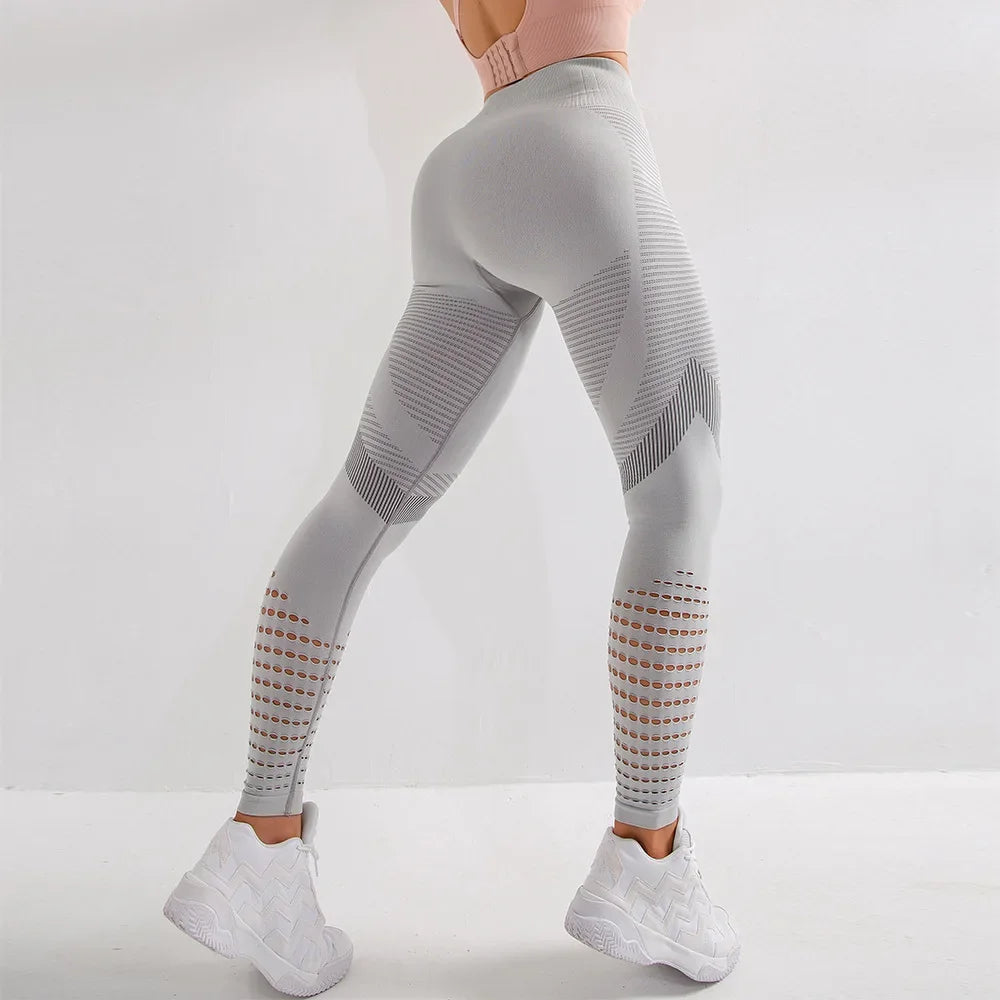 High-Waist Push-Up Compression Tights