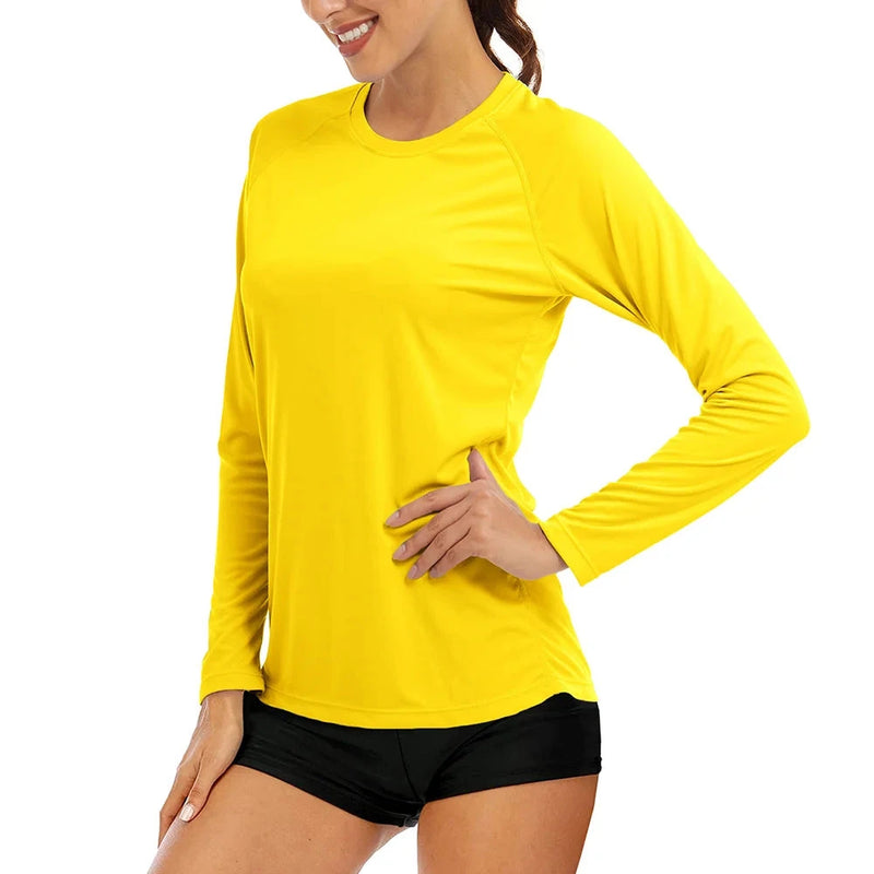 Quick Dry Women's UPF 50+ Long Sleeve T-Shirts