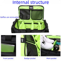 Multifunctional Oxford Gym Bag with Shoe Compartment - 50x24x28cm