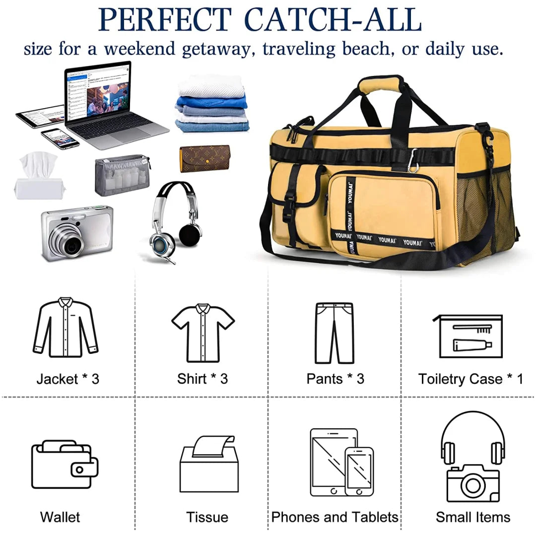 Convertible Two-Style Gym Duffle