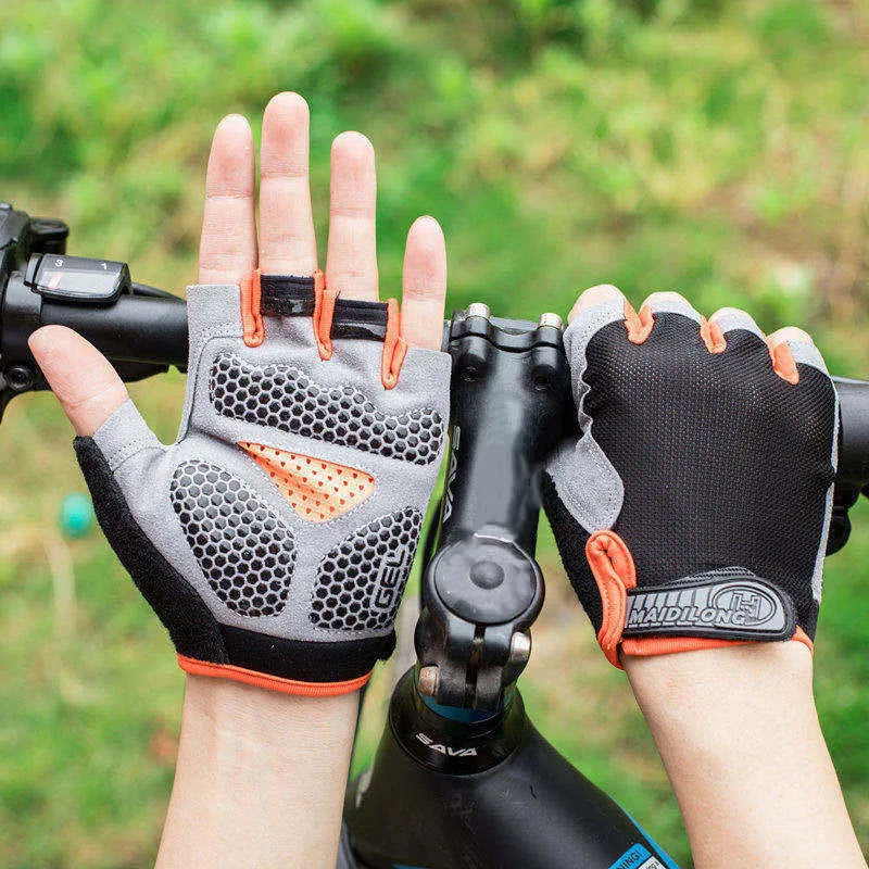 Padded Half Finger Training Gloves