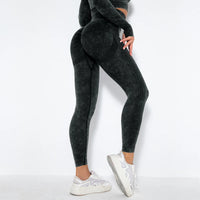 Soft Velvet Seamless Fitness Leggings - Women's High-Performance Yoga Pants