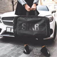 Multifunctional Oxford Gym Bag with Shoe Compartment - 50x24x28cm