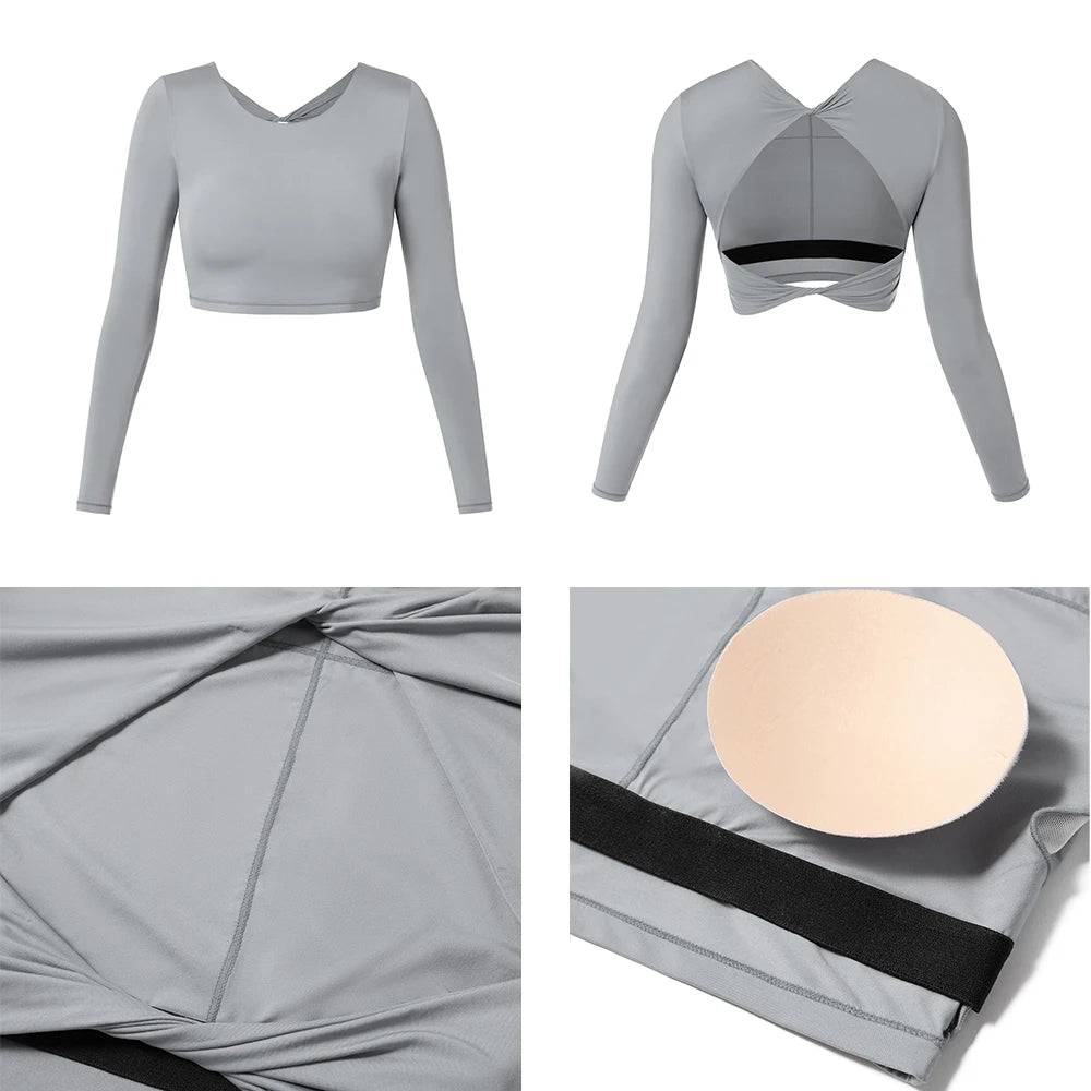 Backless Quick-Dry Workout Top