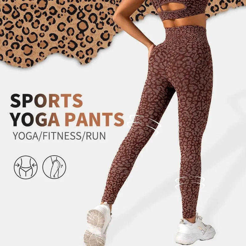 Leopard Seamless Yoga Leggings