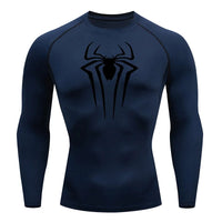 Men's Long Sleeve Compression Shirt - Breathable Casual Athletic Top